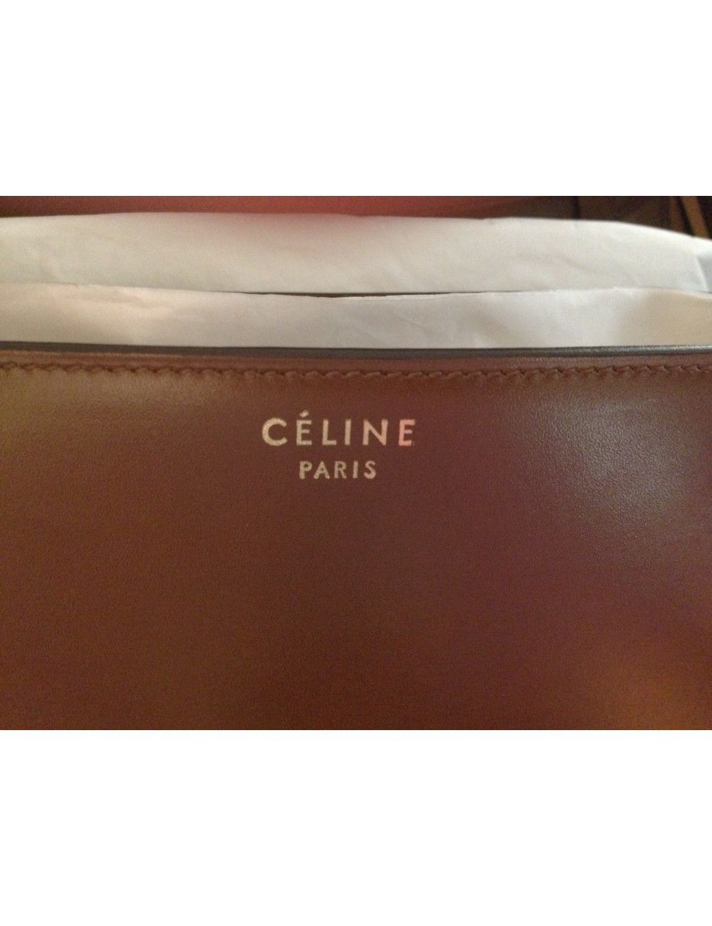Sac CELINE "Classic Box" en box gold
