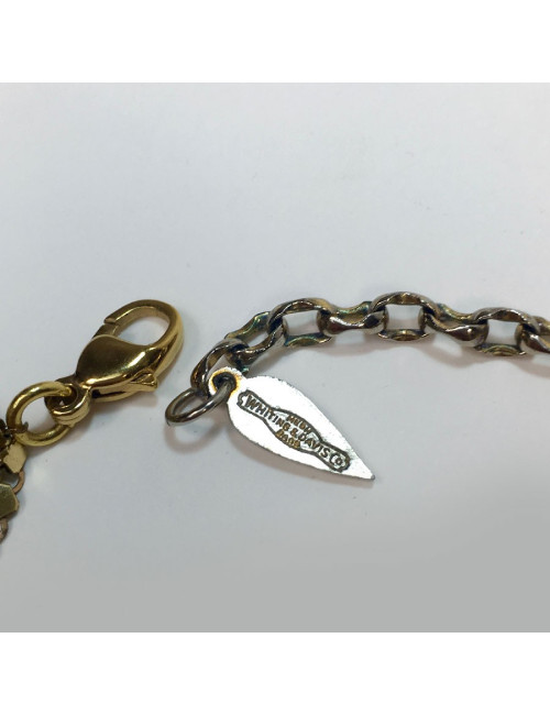 Plastron en cote de maille doré WHITING & DAVIS