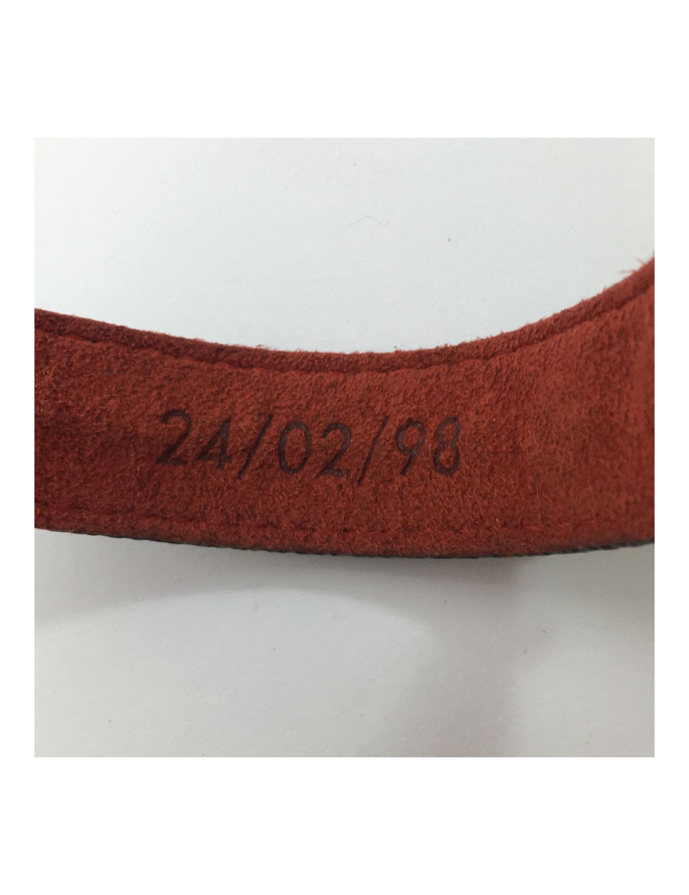 Bracelet LOUIS VUITTON damier "17-18 New Bond Street 24/02/98"