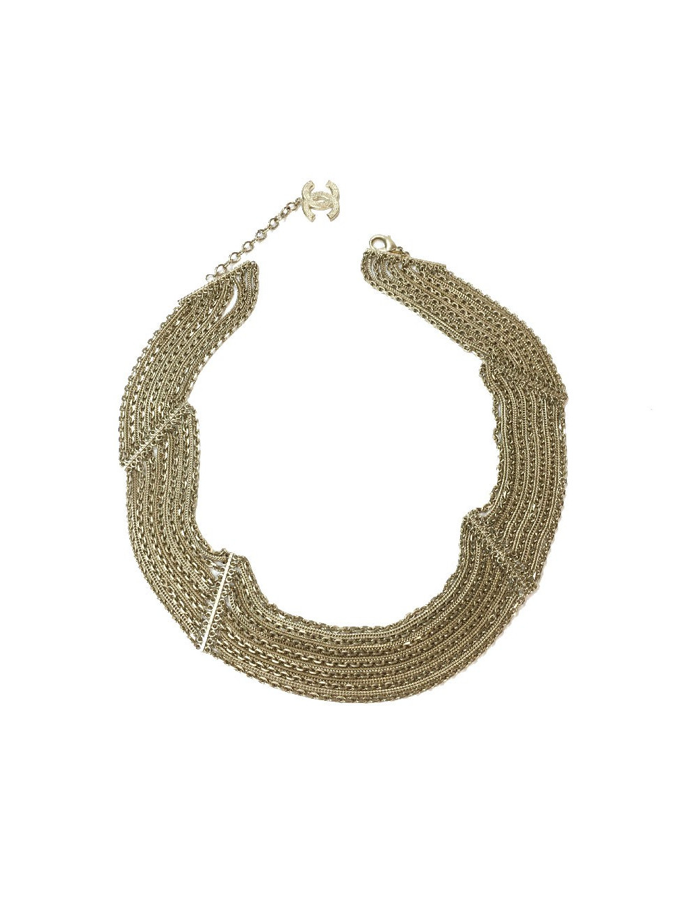 Ceinture CHANEL multichaînes dorées Vintage