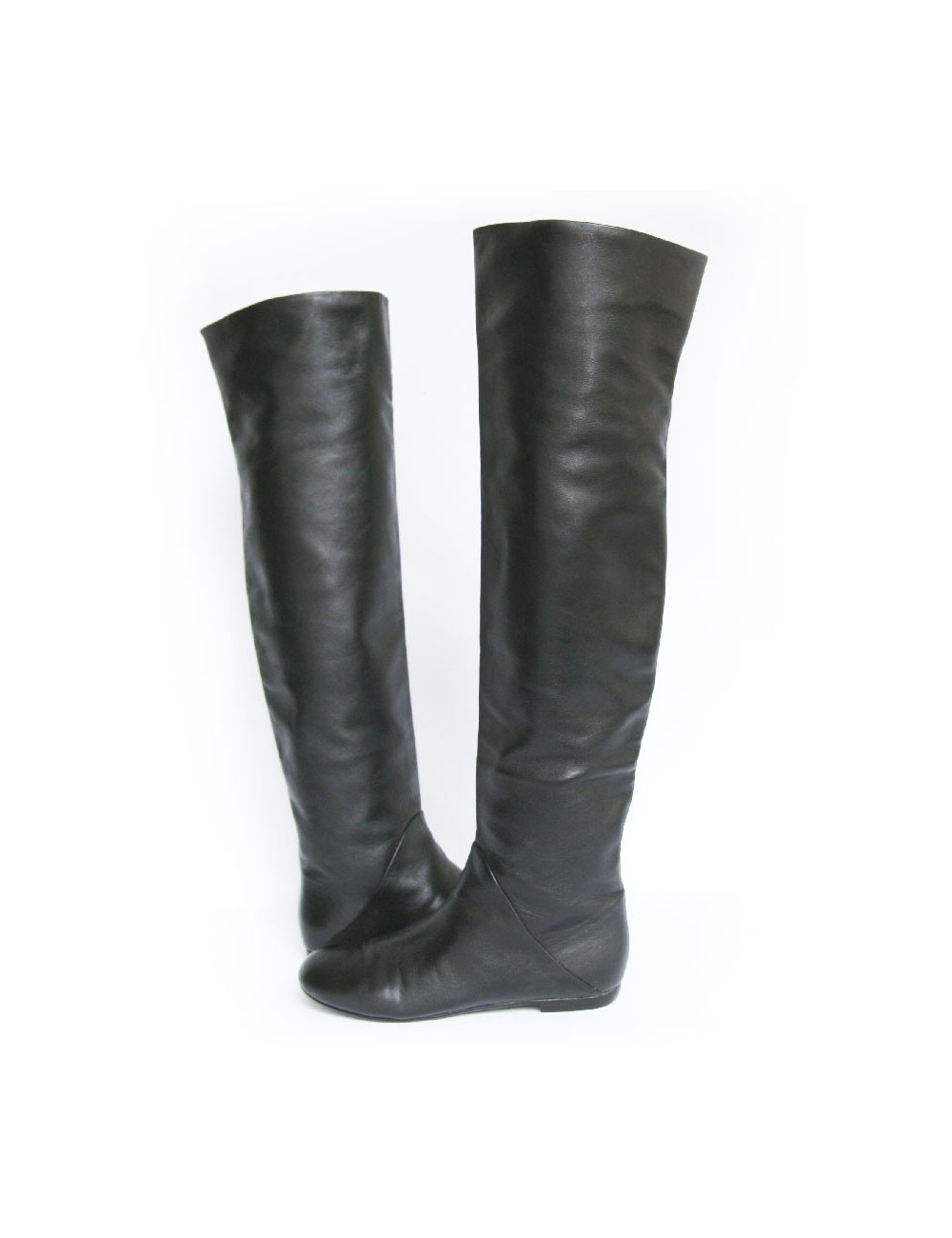 Cuissardes GIUSEPPE ZANOTTI t 38.5 cuir noir