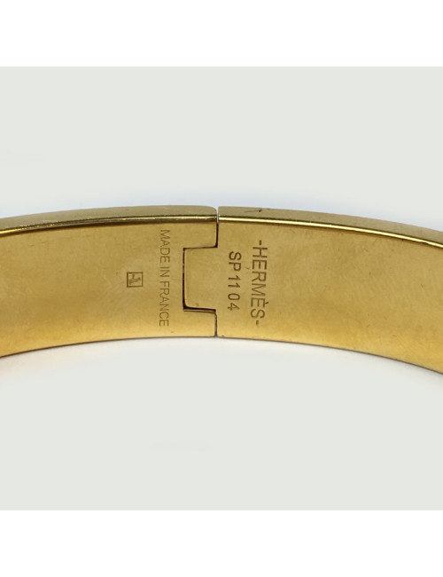 Bracelet clic clac HERMES blanc