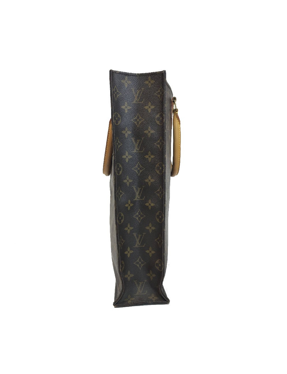 Sac "Plat" LOUIS VUITTON en toile monogram marron