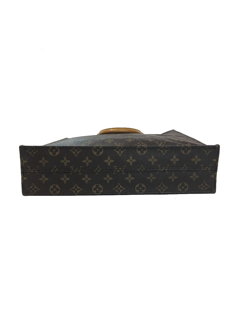 Sac "Plat" LOUIS VUITTON en toile monogram marron