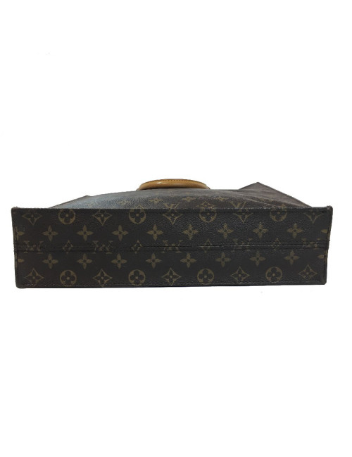 Sac "Plat" LOUIS VUITTON en toile monogram marron