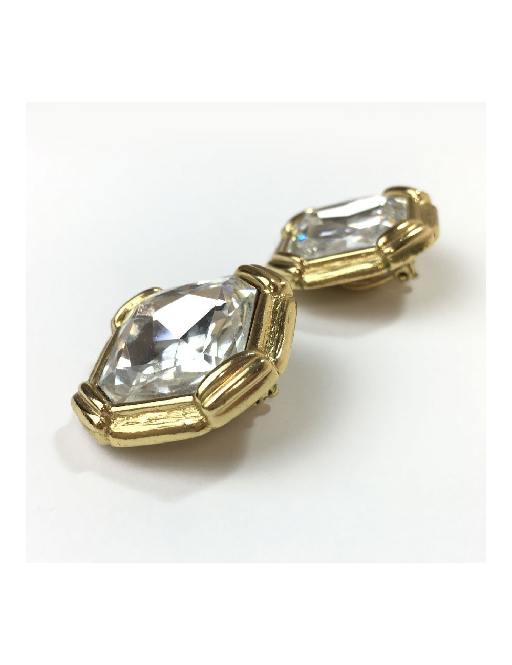 boucles d'oreille clips YSL SAINT LAURENT