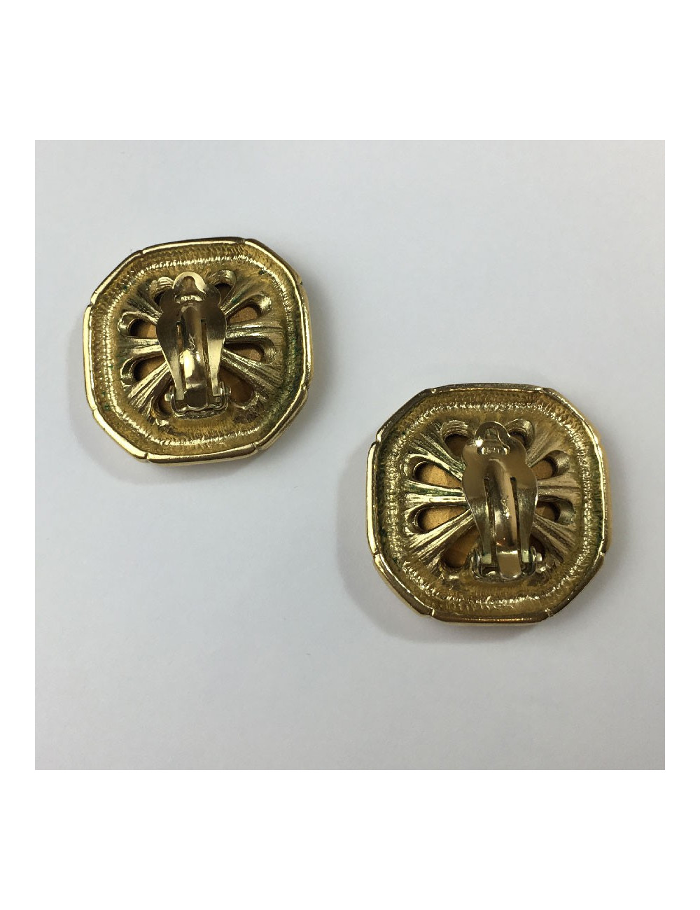 boucles d'oreille clips YSL SAINT LAURENT