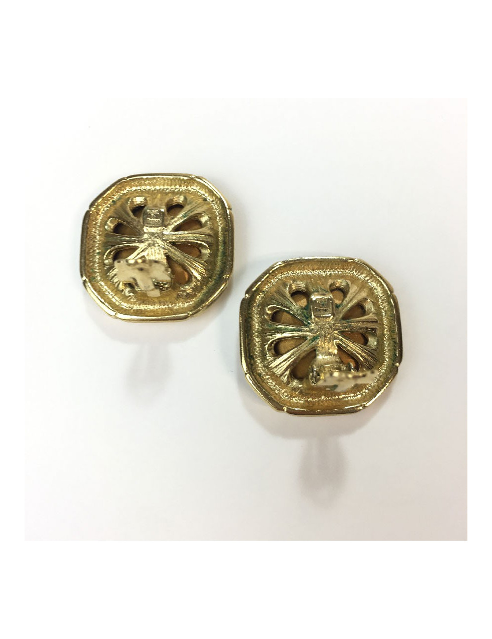 boucles d'oreille clips YSL SAINT LAURENT