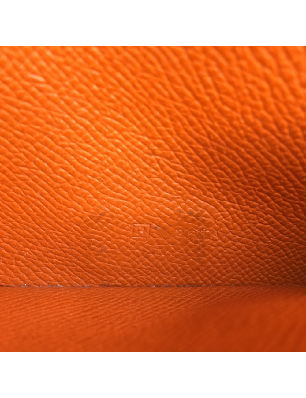 Portefeuille  Bearn HERMES cuir epsom potiron