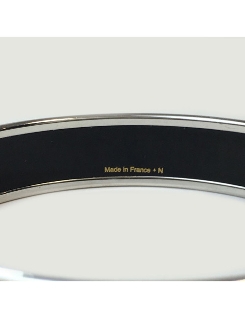 Bracelet HERMES émail blanc