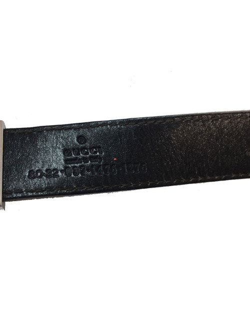 Ceinture GUCCI T    toile mongram et cuir