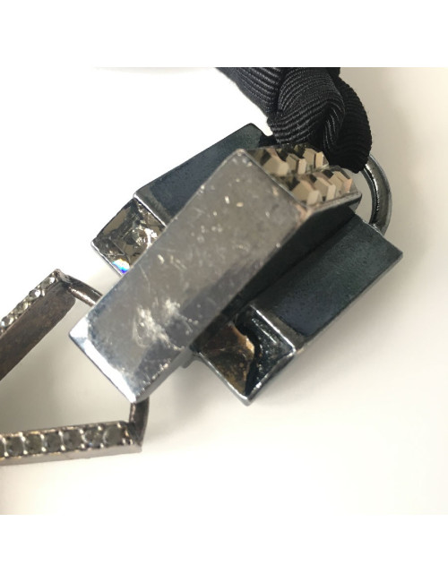 LANVIN collector black necklace