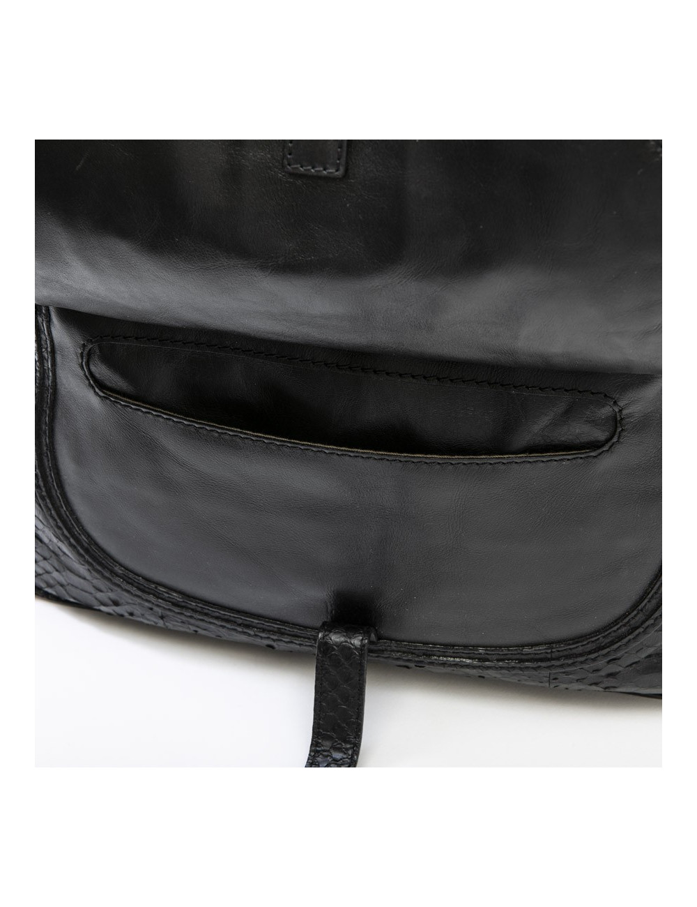 Sac "Marcie" CHLOE en python noir