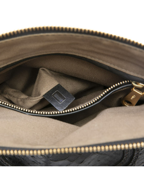 CHLOE 'Marcie' bag in black python