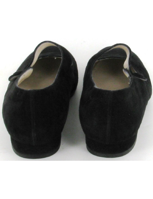 Ballerines CHANEL en daim noir T 36