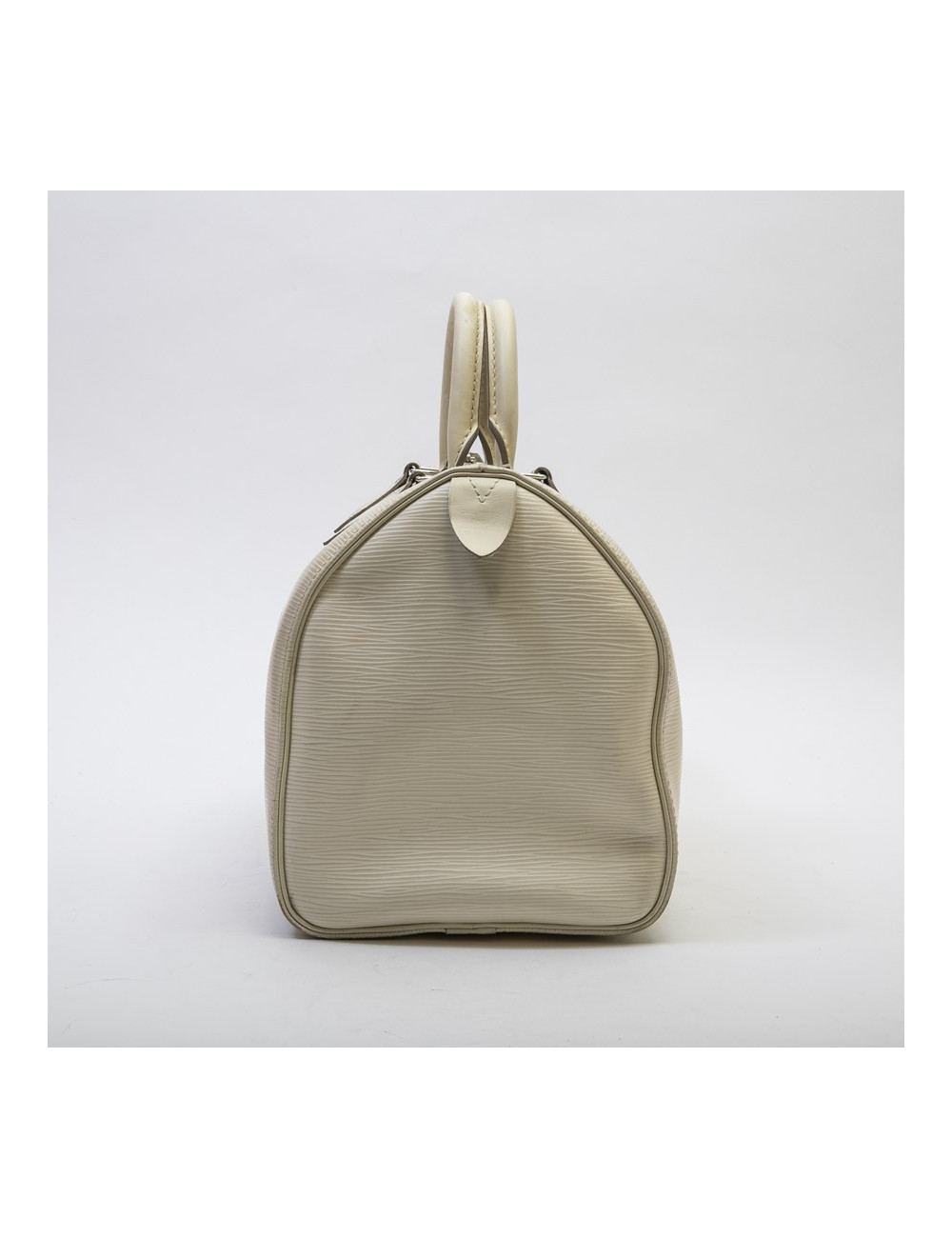 Sac "SPEEDY" Louis Vuitton cuir épi  blanc