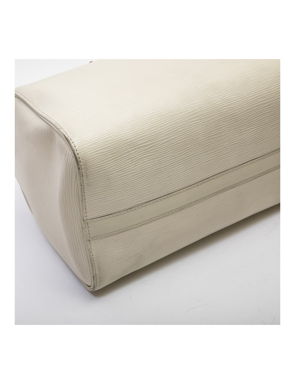 Sac "SPEEDY" Louis Vuitton cuir épi  blanc