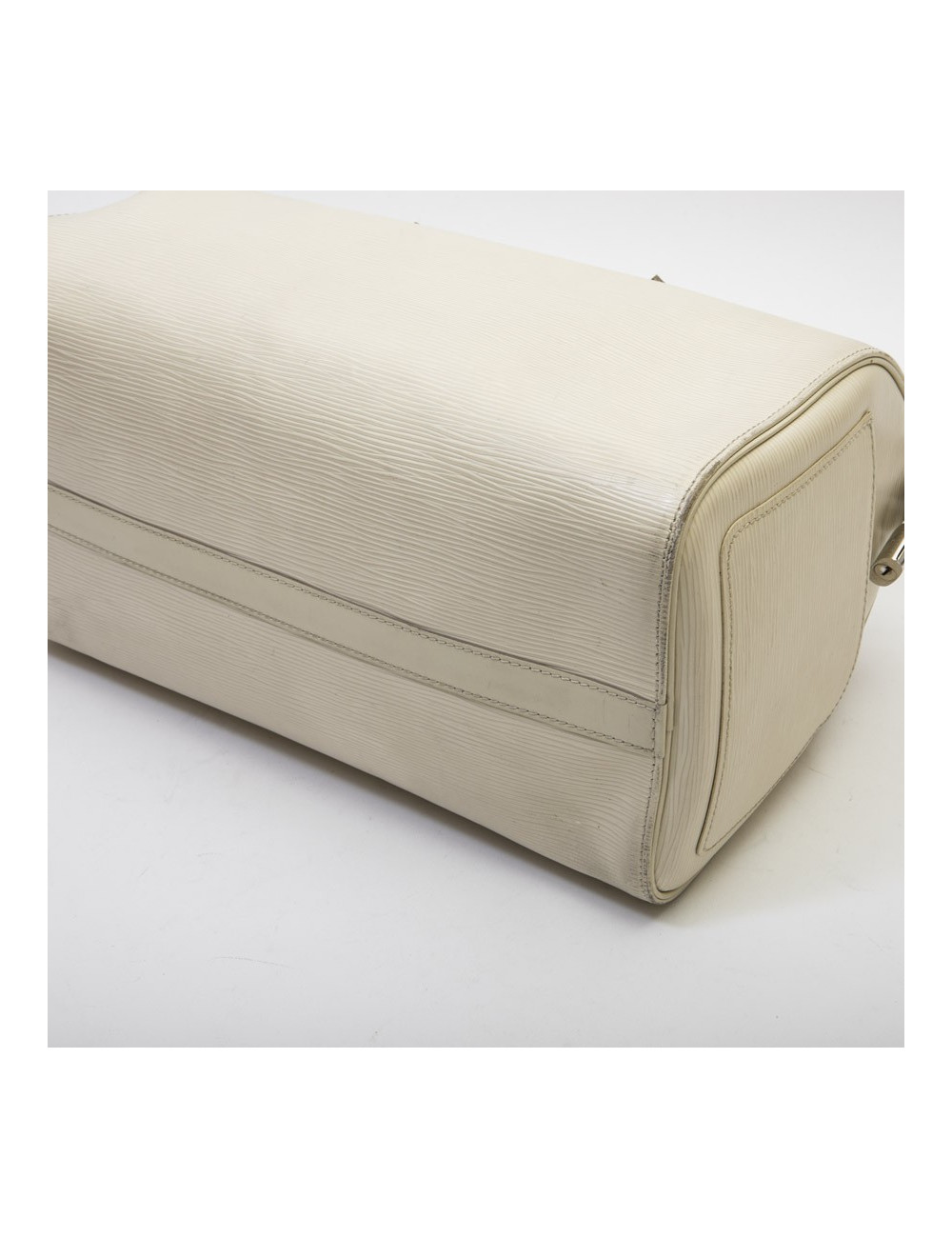 Sac "SPEEDY" Louis Vuitton cuir épi  blanc