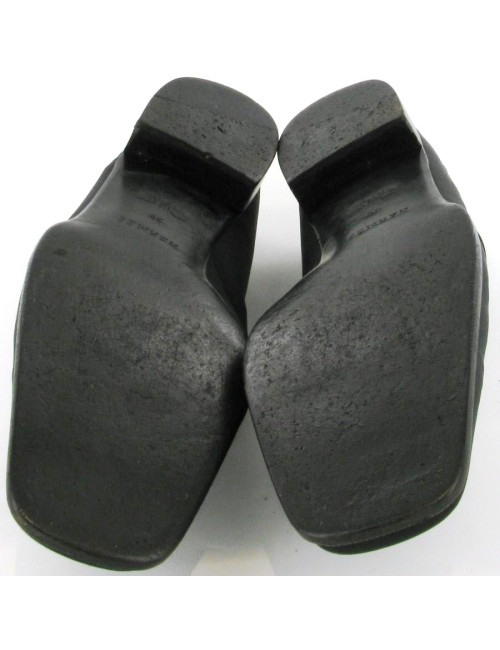 Mocassins HERMES Kelly noir T 38
