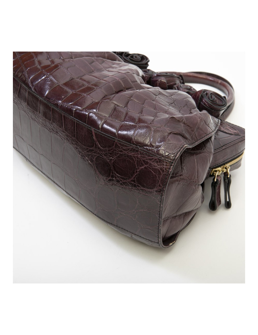 Sac VALENTINO GARAVANI en alligator violet