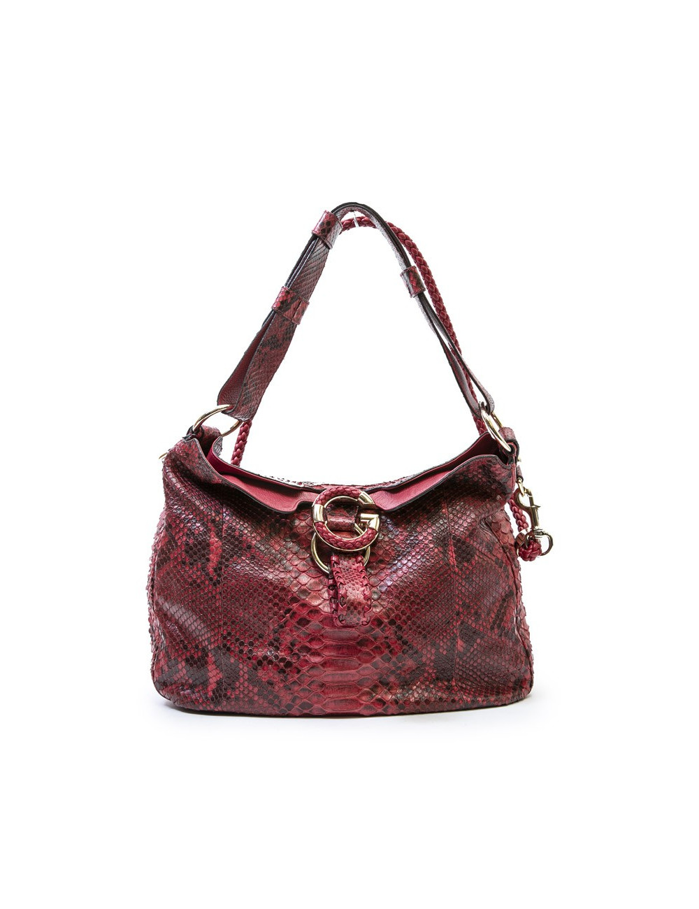 Sac GUCCI en python rouge