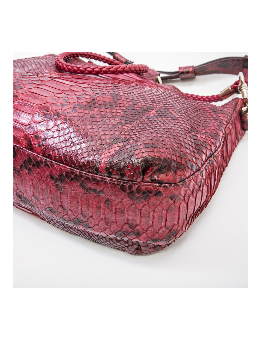 Sac GUCCI en python rouge