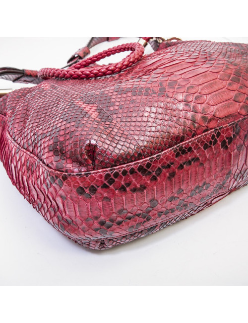Sac GUCCI en python rouge