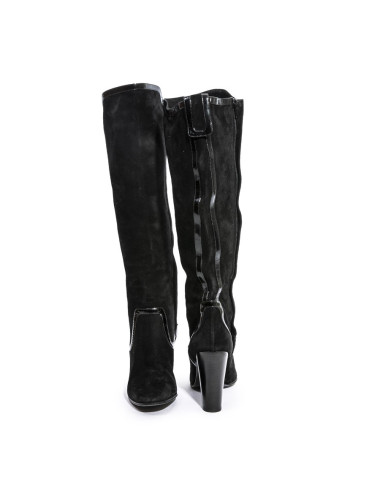 bOTTES t 38.5 PIERRE HARDI veau velours noir