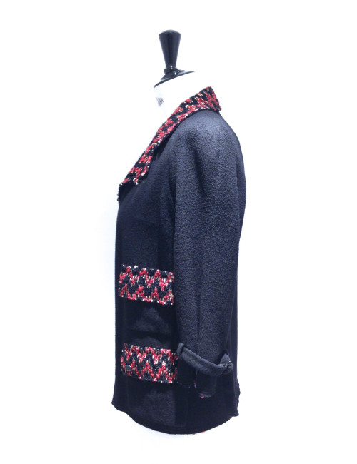 Veste CHANEL en laine, cachemire et tweed T 36