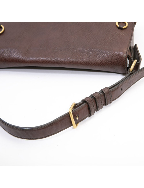 Sac YSL SAINT LAURENT en cuir marron