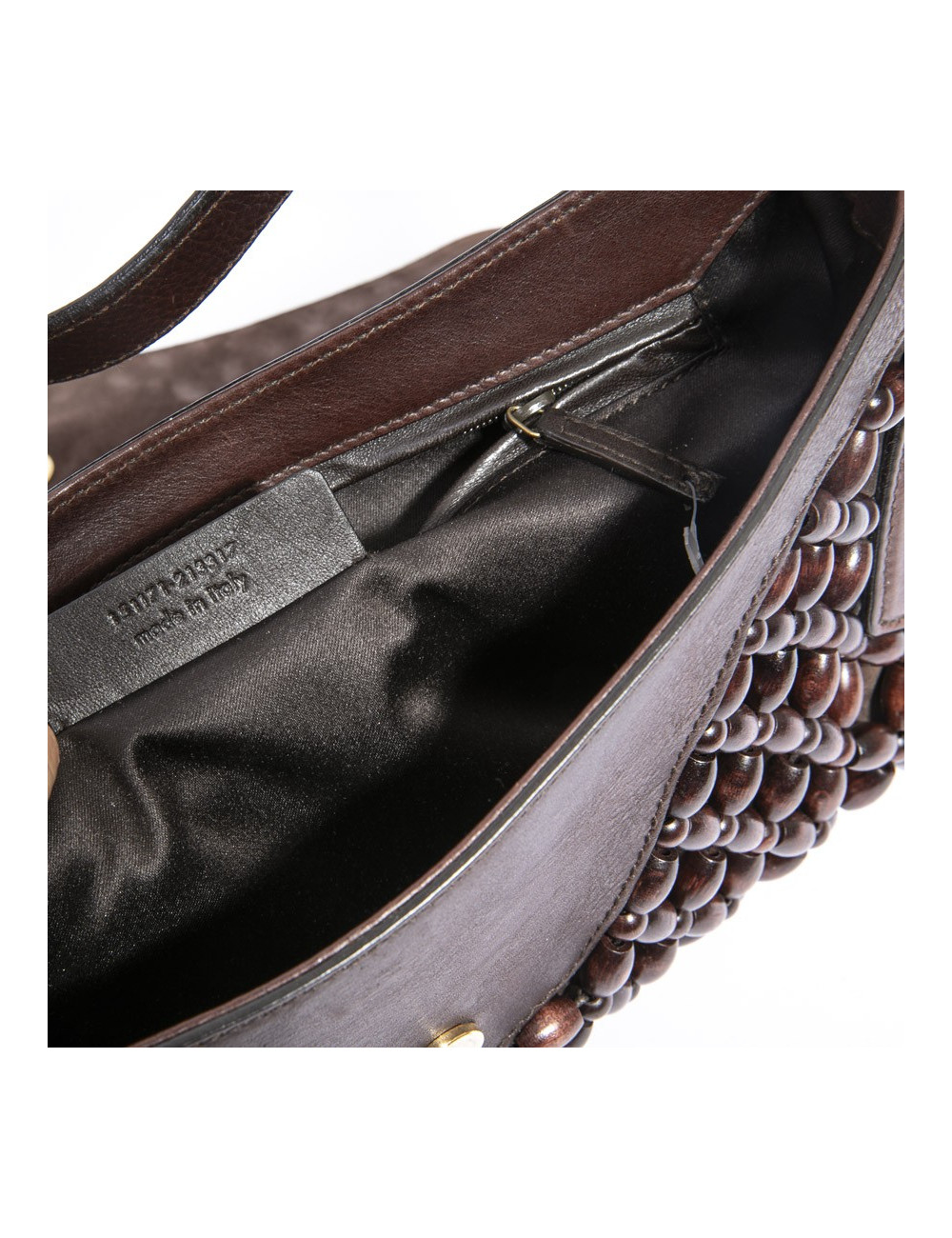 Sac YSL SAINT LAURENT en cuir marron