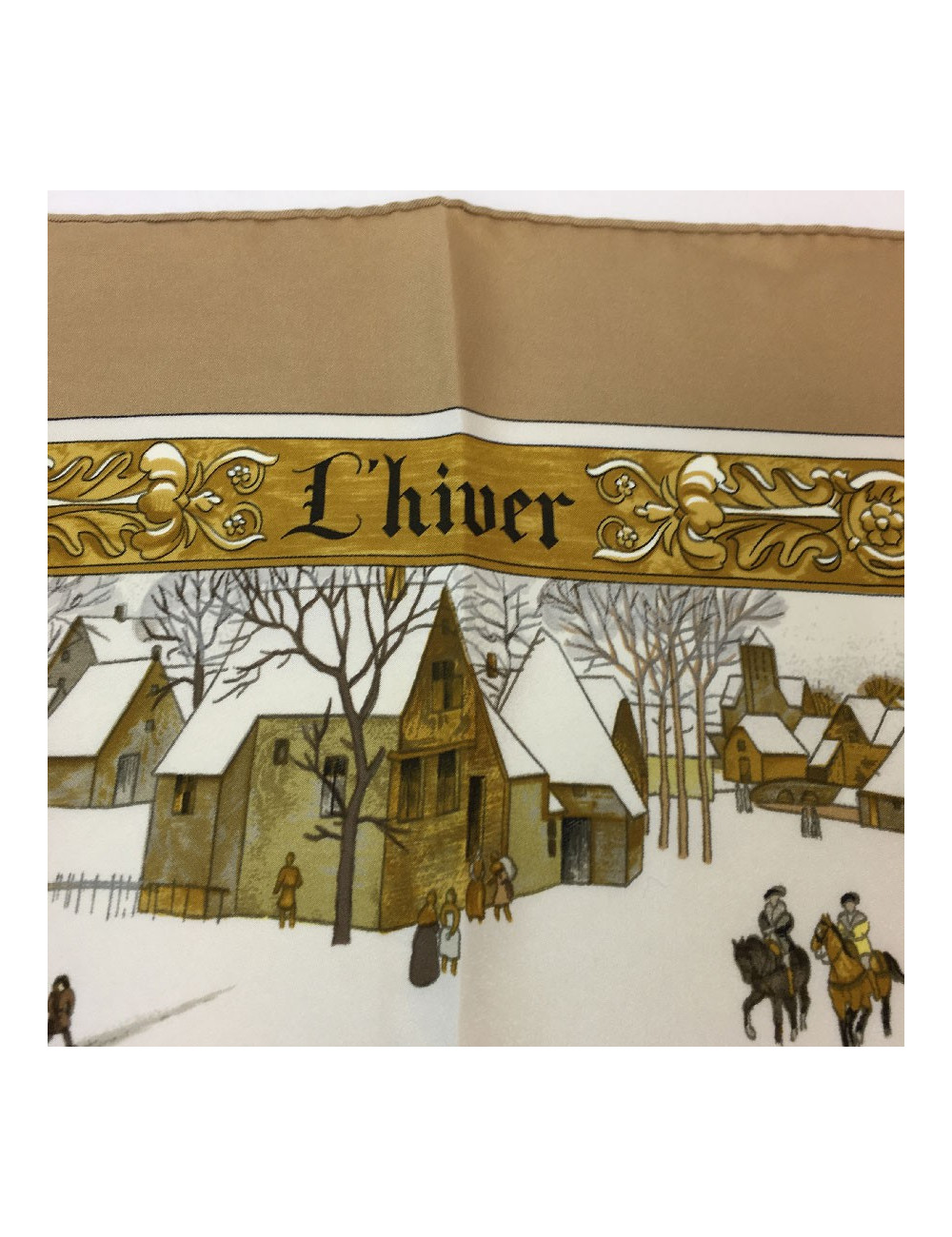 Carré HERMES L'hiver