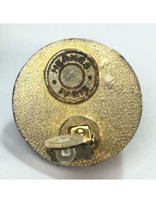 Boucles d'oreille clips HERMES Vintage