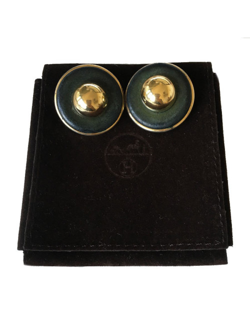 Boucles d'oreille clips HERMES Vintage