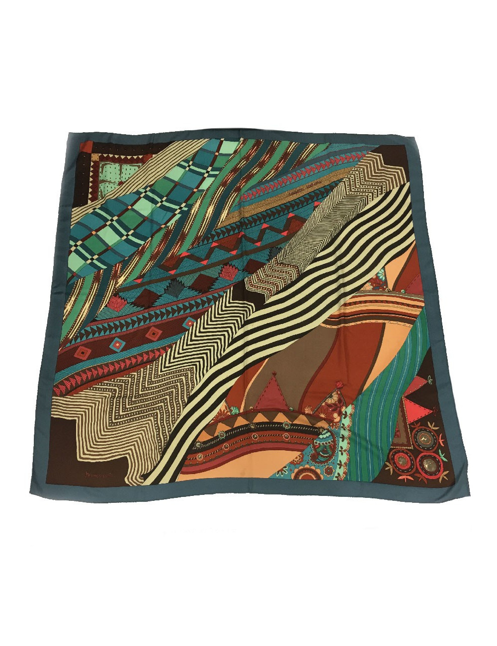 HERMES shawl Coupons Indiens in cashmere and silk