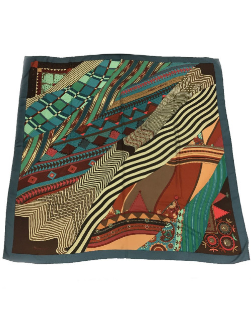 HERMES shawl Coupons Indiens in cashmere and silk