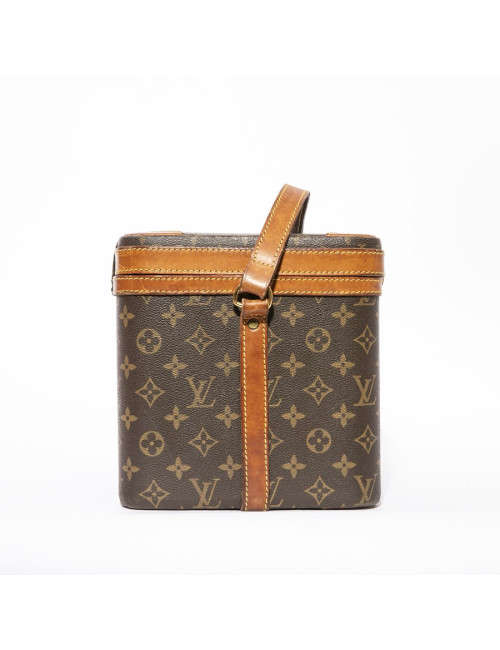 Vanity case LOUIS VUITTON toile monogram marron Vintage