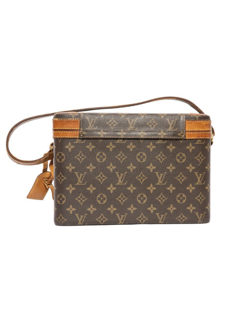 Vanity case LOUIS VUITTON toile monogram marron Vintage