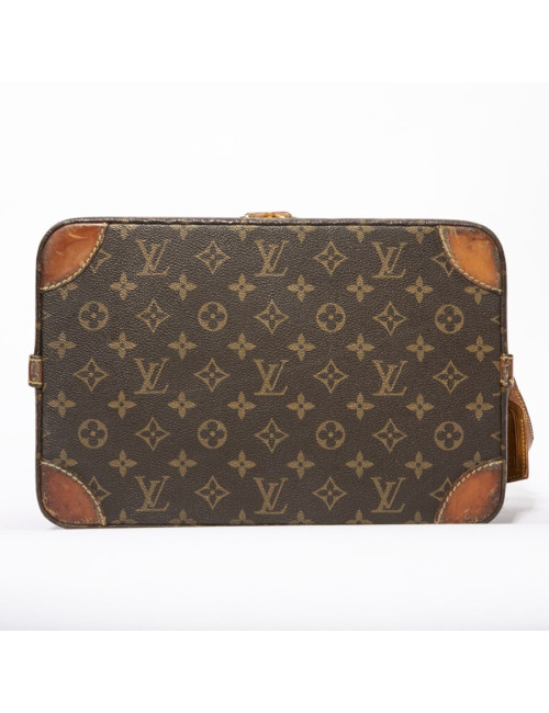 Vanity case LOUIS VUITTON toile monogram marron Vintage