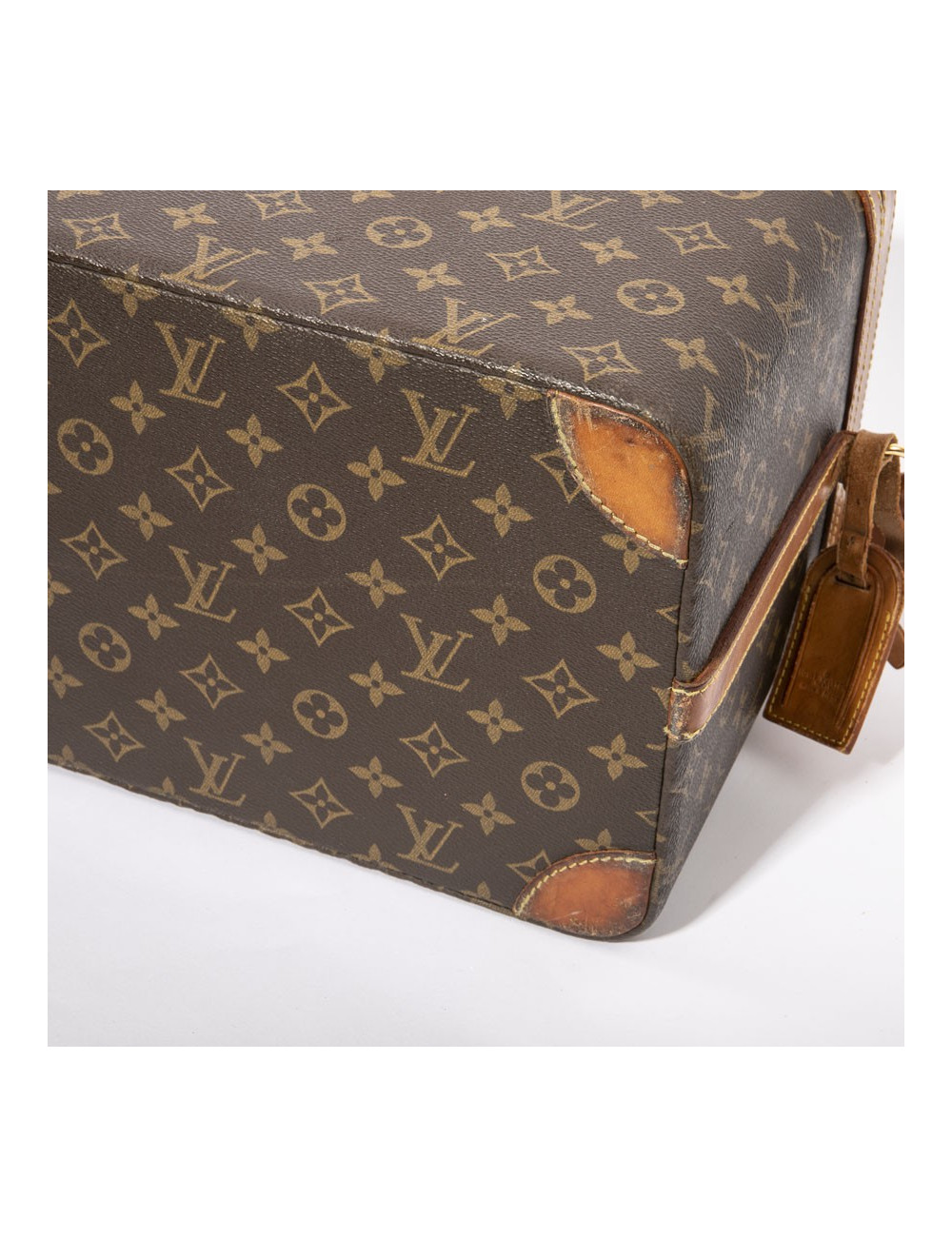 Vanity case LOUIS VUITTON toile monogram marron Vintage