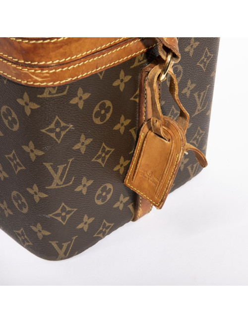 Vanity case LOUIS VUITTON toile monogram marron Vintage