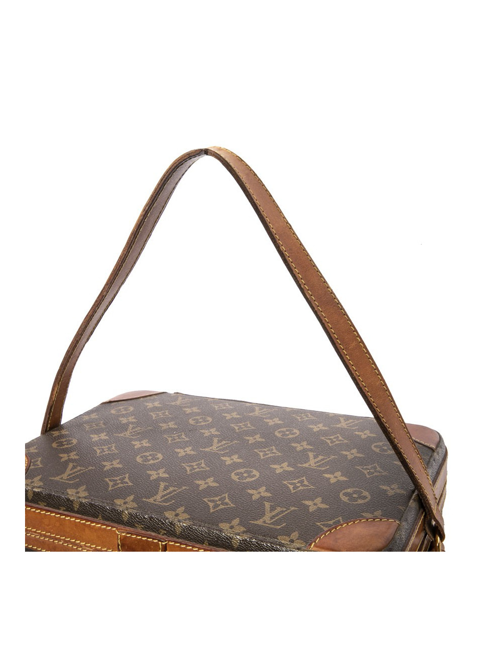 Vanity case LOUIS VUITTON toile monogram marron Vintage