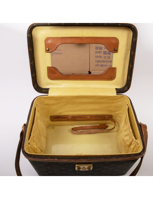 Vanity case LOUIS VUITTON toile monogram marron Vintage
