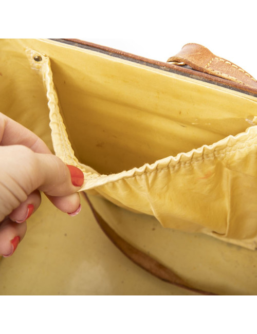 Vanity case LOUIS VUITTON toile monogram marron Vintage