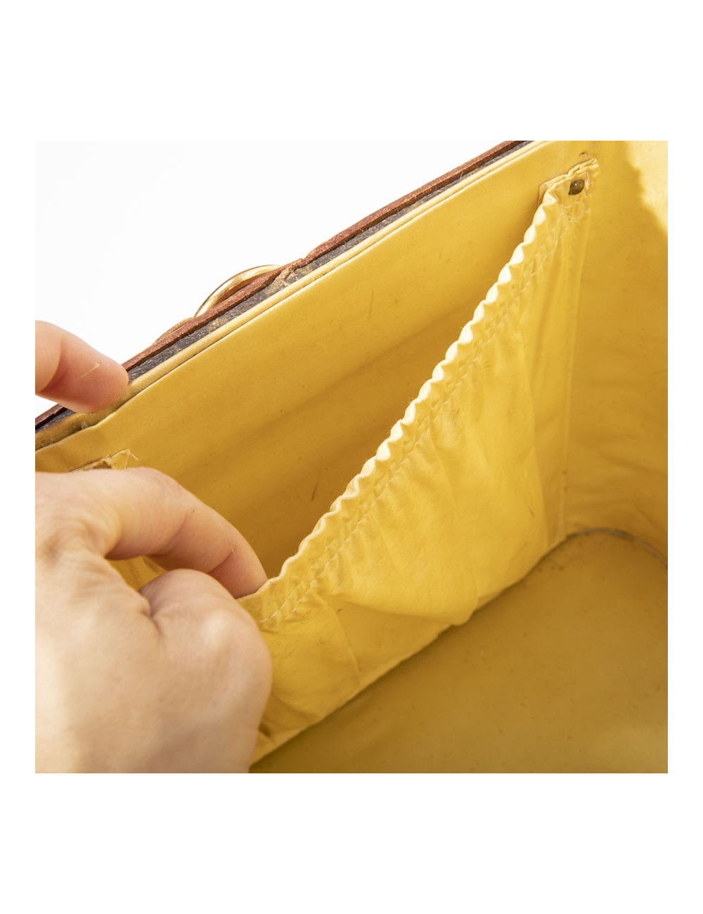 Vanity case LOUIS VUITTON toile monogram marron Vintage