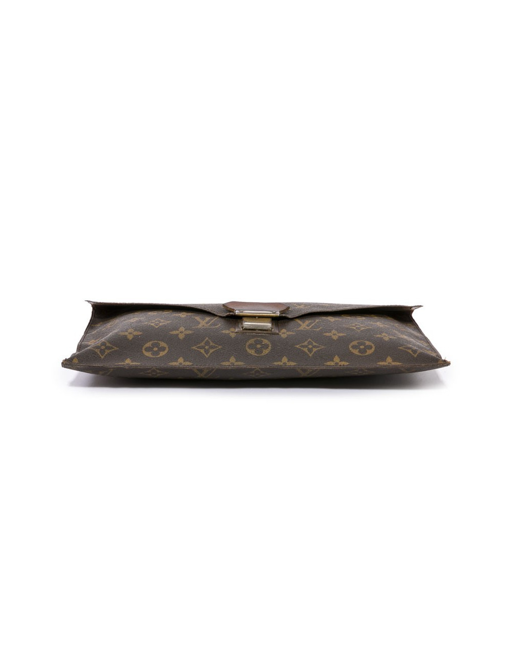 LOUIS VUITTON vintage clutch in brown monogram canvas