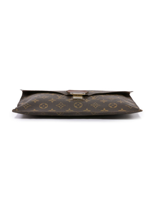 LOUIS VUITTON vintage clutch in brown monogram canvas