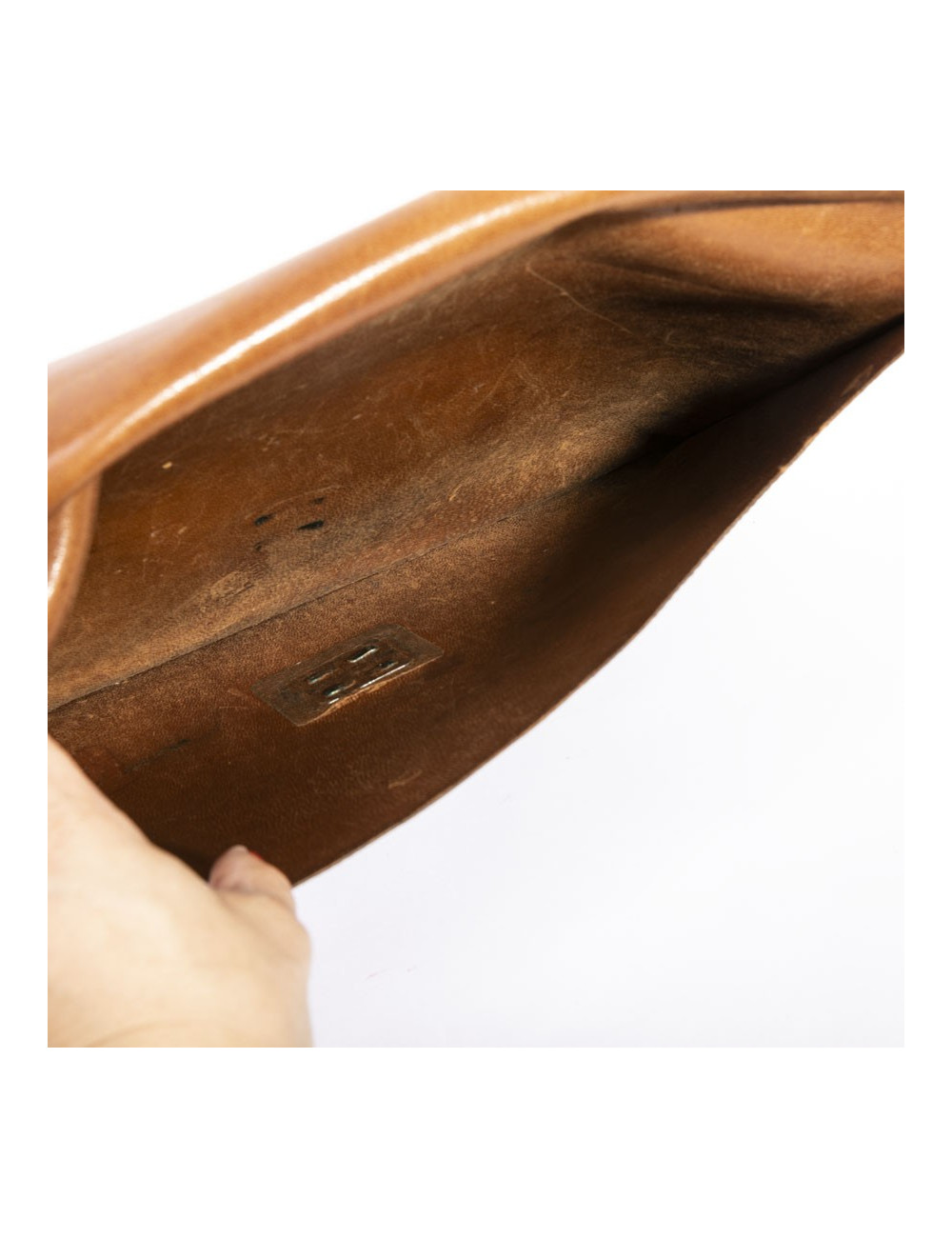 Pochette enveloppe LOUIS VUITTON toile Monogram marron Vintage