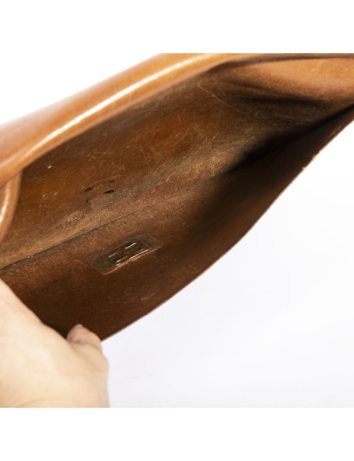 Pochette enveloppe LOUIS VUITTON toile Monogram marron Vintage