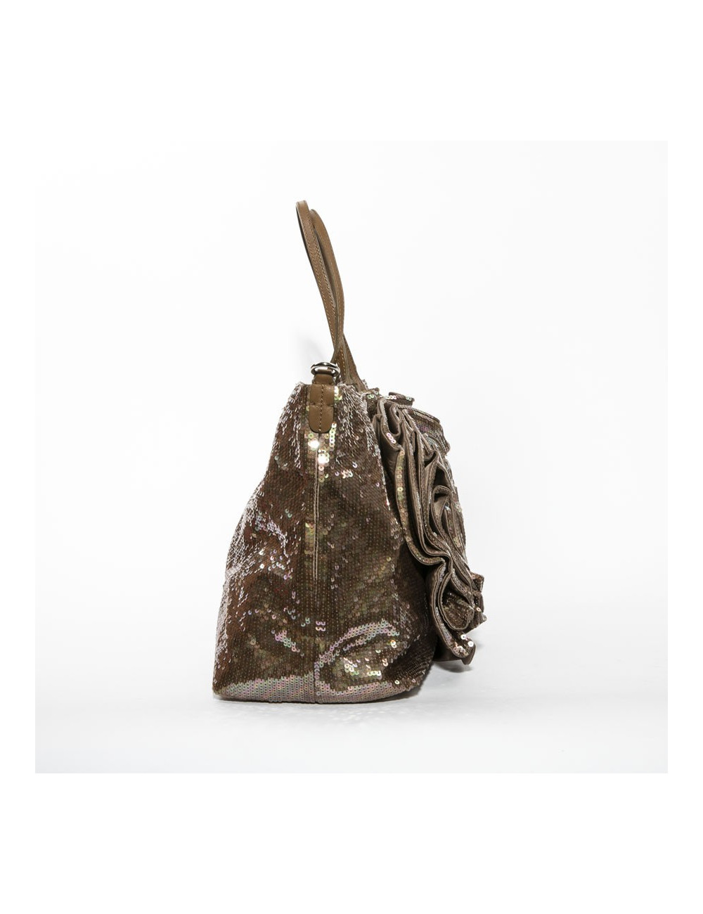 VALENTINO tote bag in brown sequins
